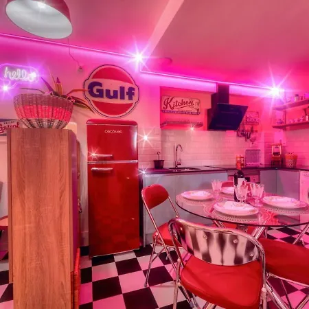 American Dinner At The
